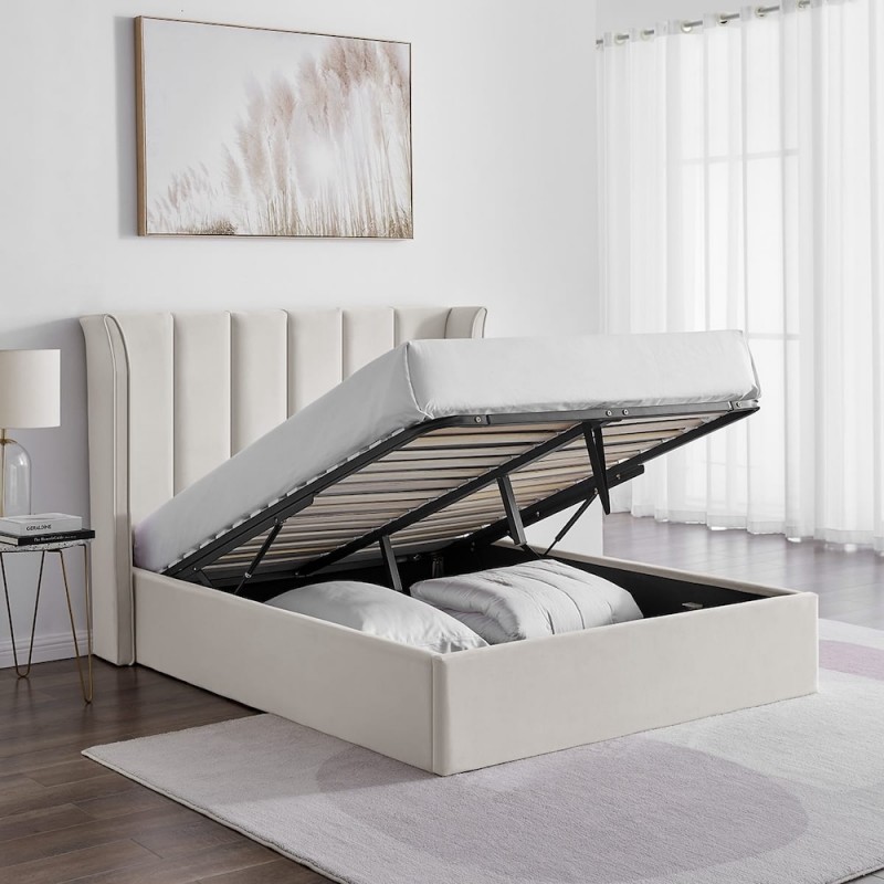 LL Polaris Natural 5ft Ottoman Bed Frame